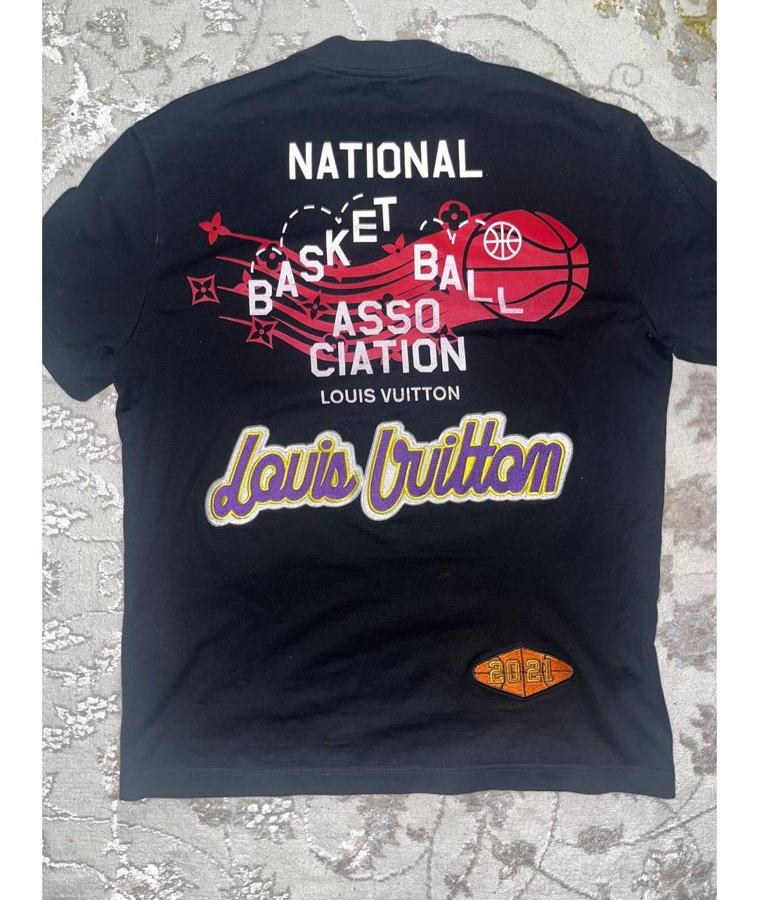 LOUIS VUITTON Мульти хлопковая футболка, фото 2