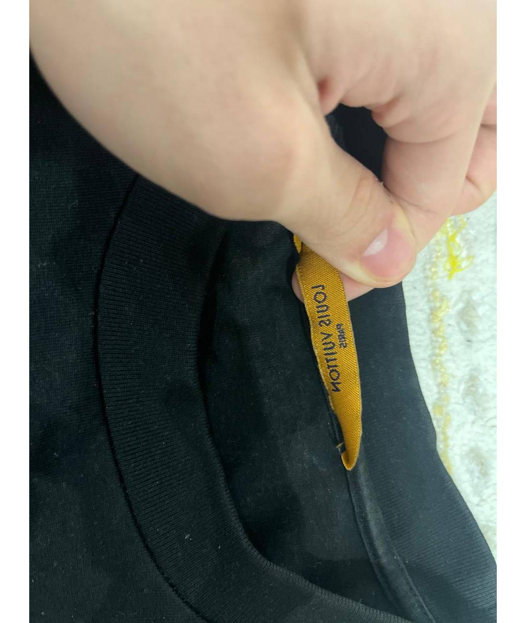 LOUIS VUITTON Мульти хлопковая футболка, фото 4