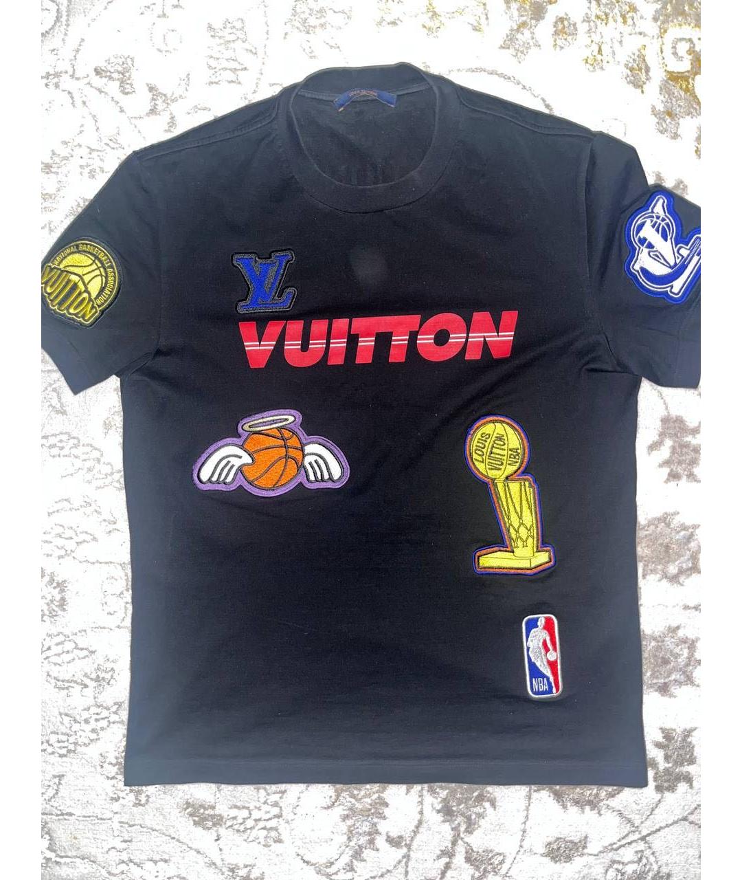 LOUIS VUITTON Мульти хлопковая футболка, фото 9