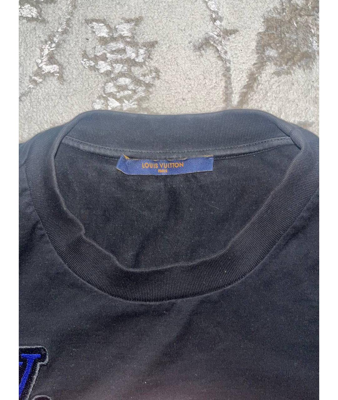 LOUIS VUITTON Мульти хлопковая футболка, фото 3