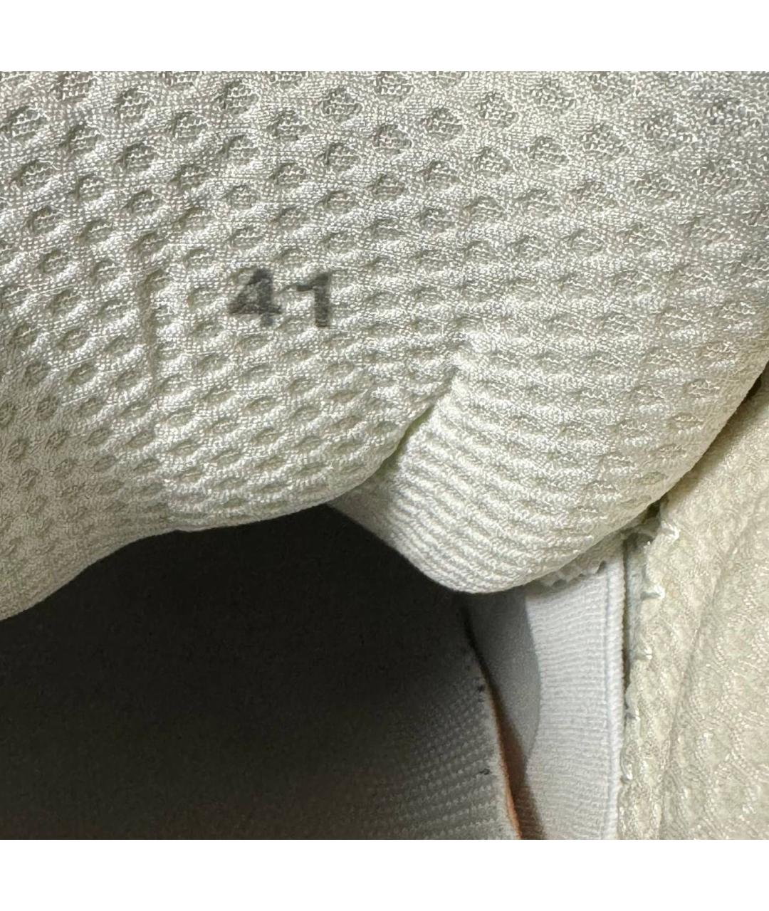 RAF SIMONS Белые текстильные низкие кроссовки / кеды, фото 6