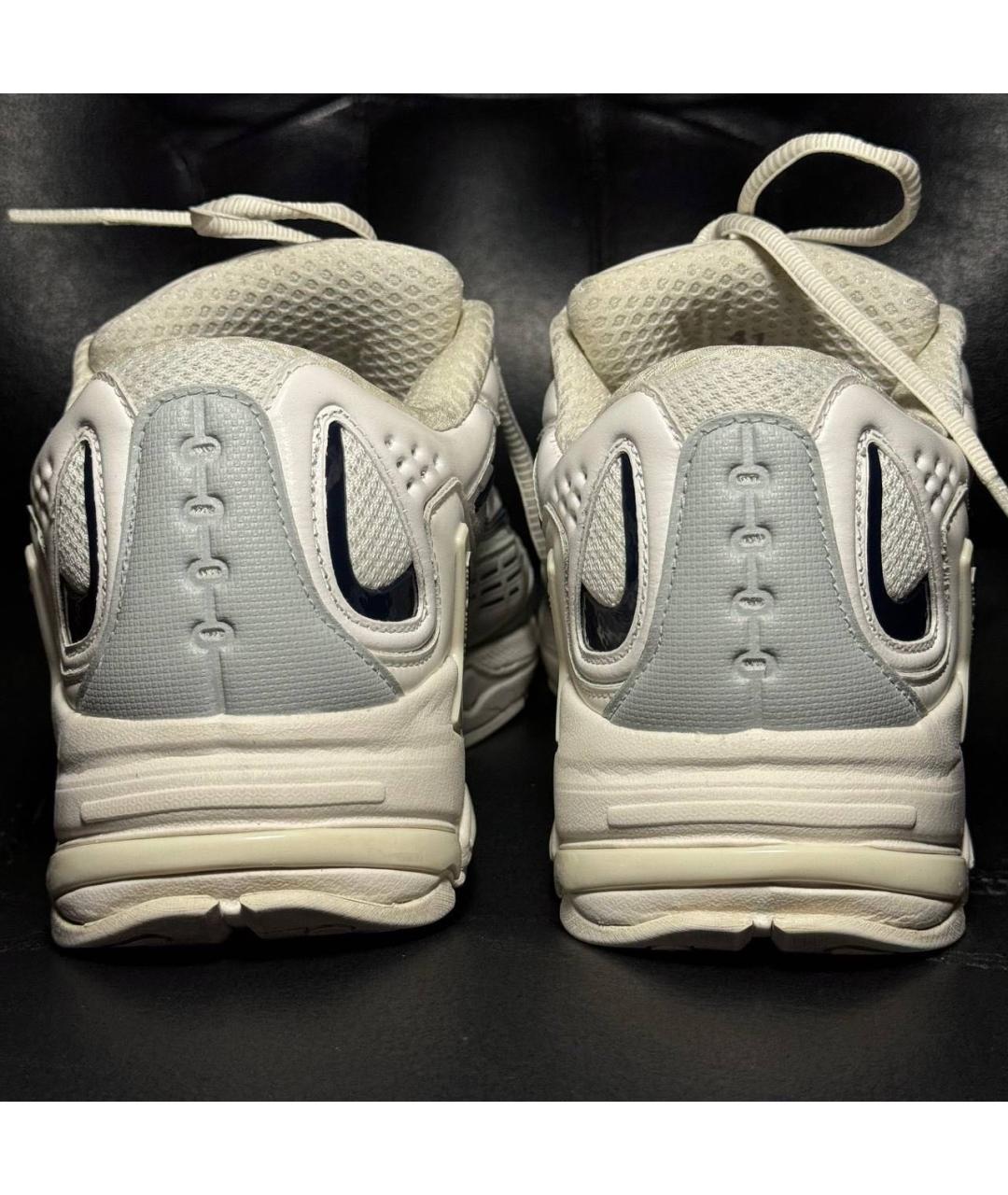 RAF SIMONS Белые текстильные низкие кроссовки / кеды, фото 2