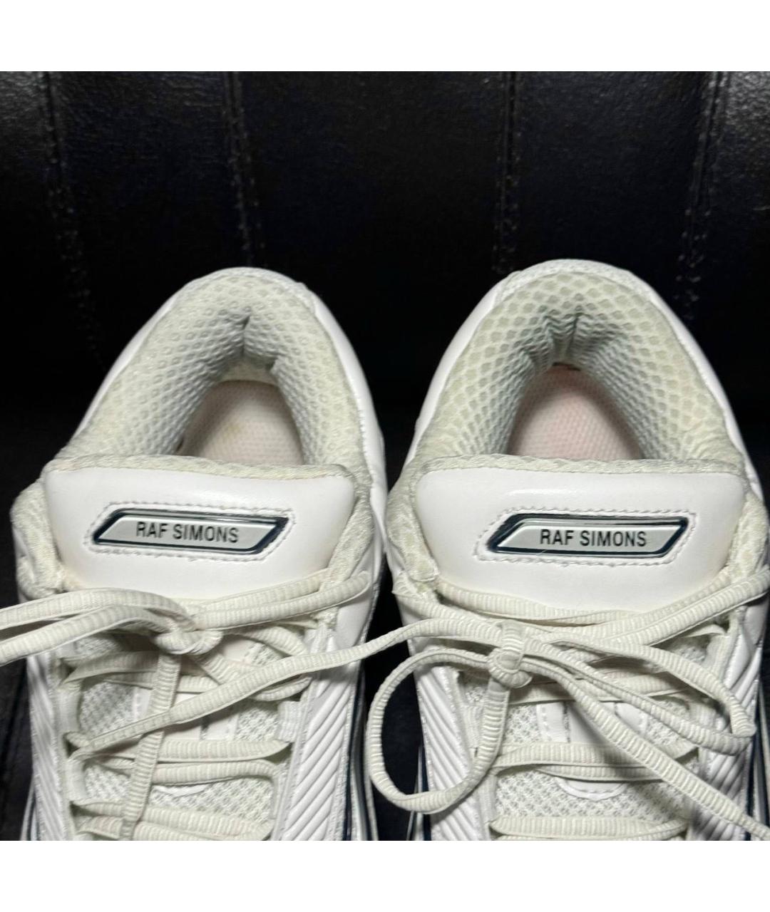 RAF SIMONS Белые текстильные кроссовки, фото 8
