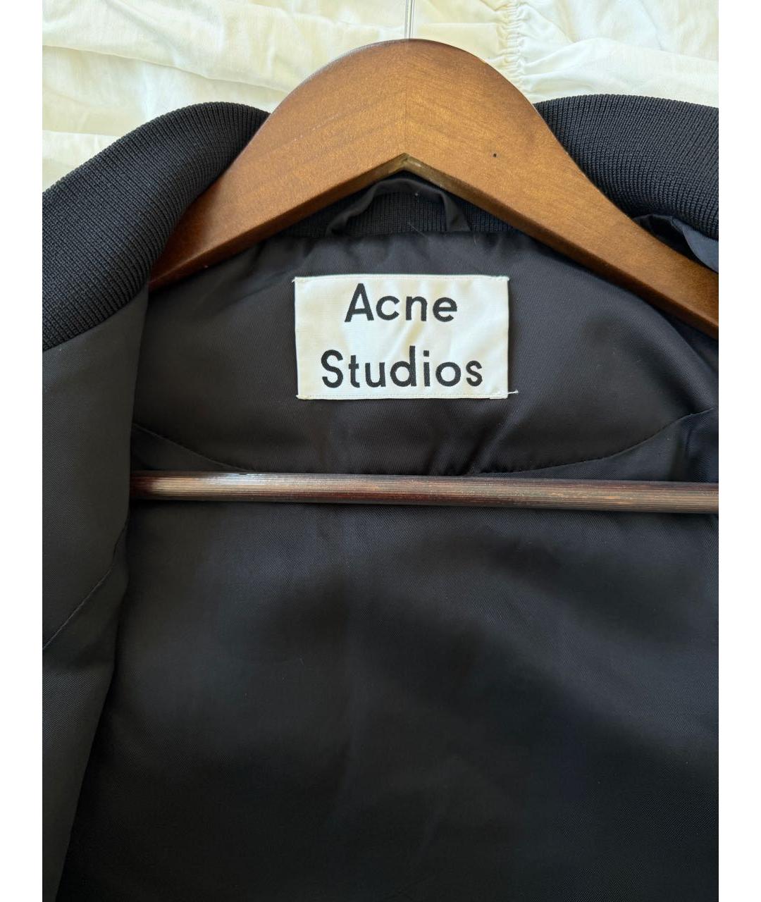 ACNE STUDIOS Черный тренч/плащ, фото 3