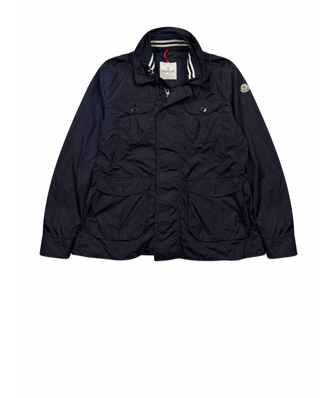 MONCLER Темно-синяя куртка, фото 1