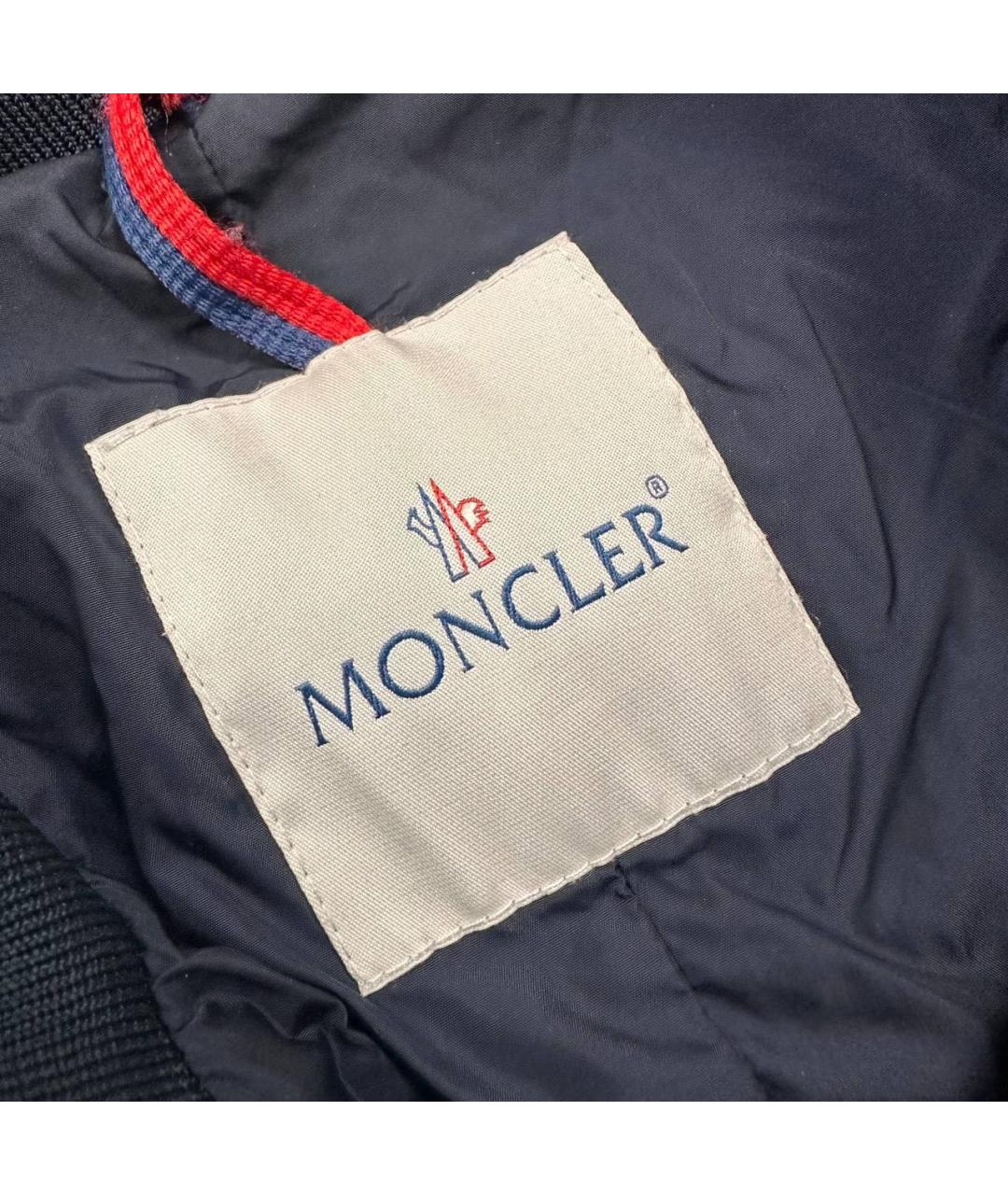 MONCLER Темно-синяя куртка, фото 3