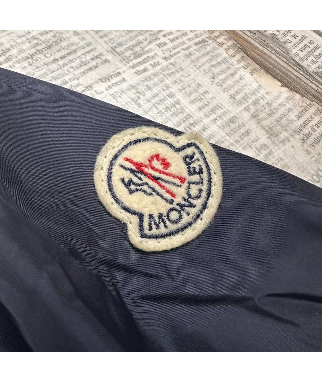 MONCLER Темно-синяя куртка, фото 4