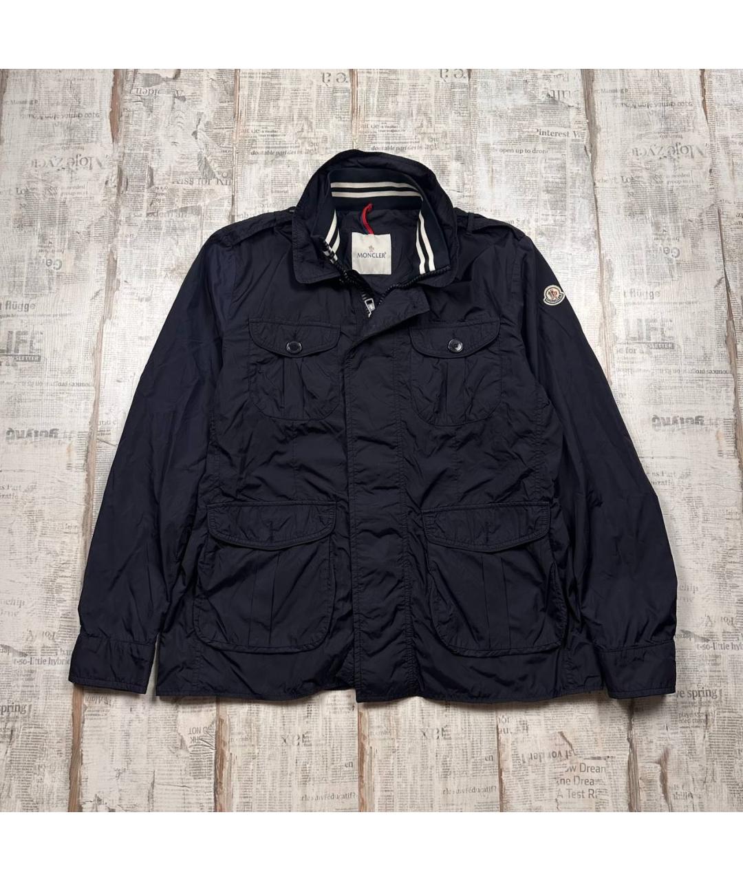 MONCLER Темно-синяя куртка, фото 9