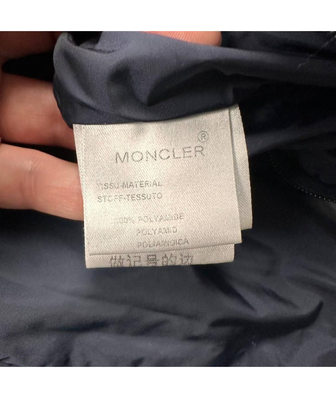 MONCLER Темно-синяя куртка, фото 6