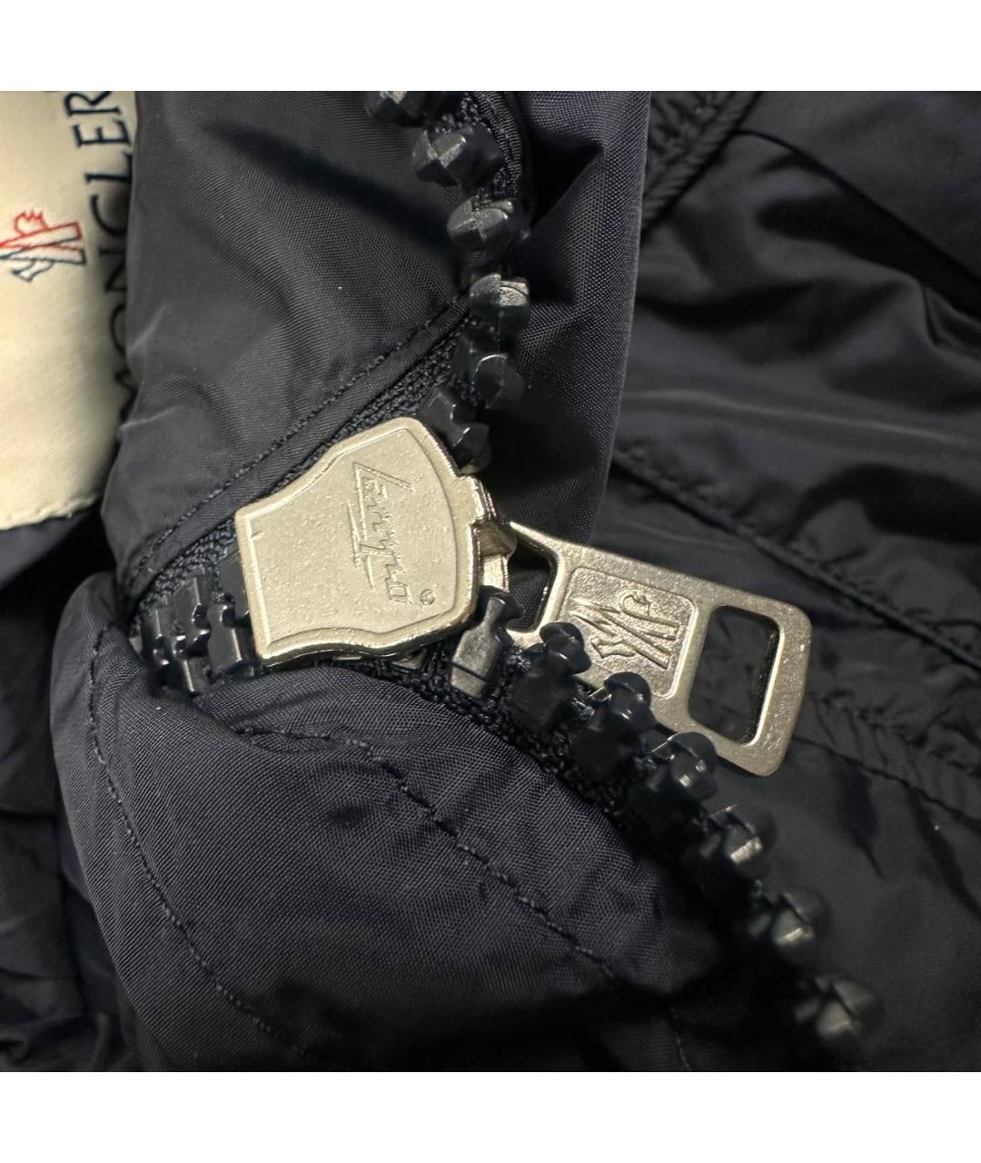 MONCLER Темно-синяя куртка, фото 5