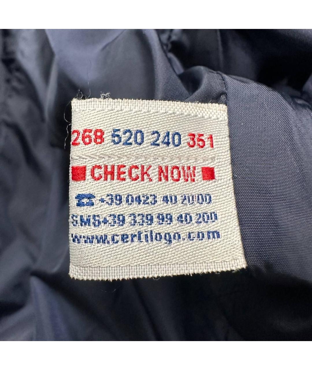 MONCLER Темно-синяя куртка, фото 8