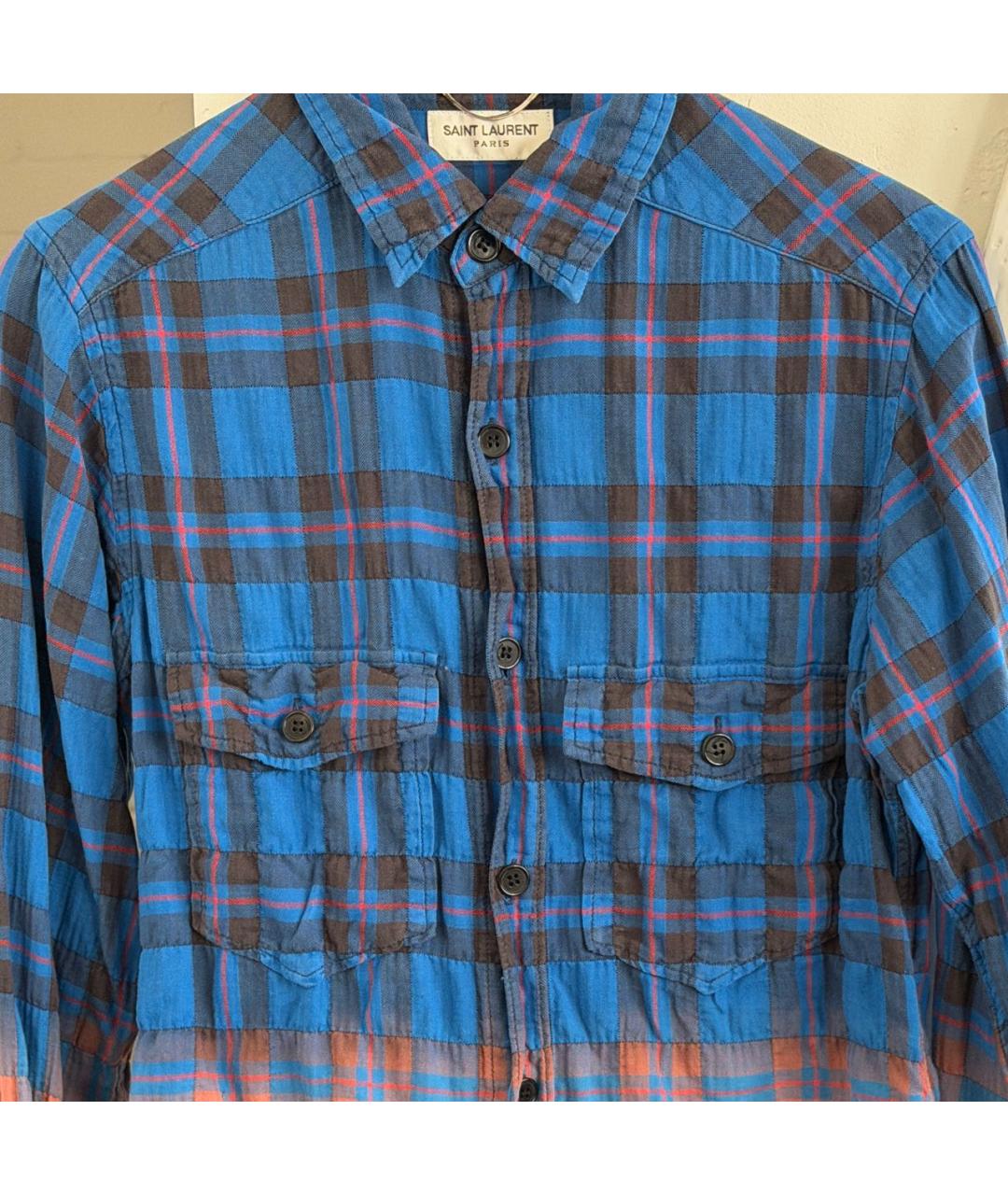 SAINT LAURENT Мульти хлопковая рубашка, фото 4
