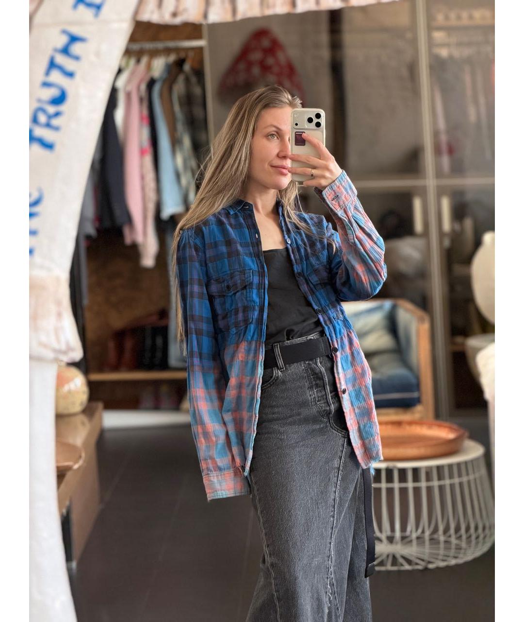 SAINT LAURENT Мульти хлопковая рубашка, фото 7