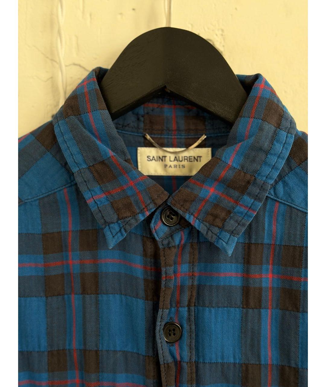 SAINT LAURENT Мульти хлопковая рубашка, фото 3