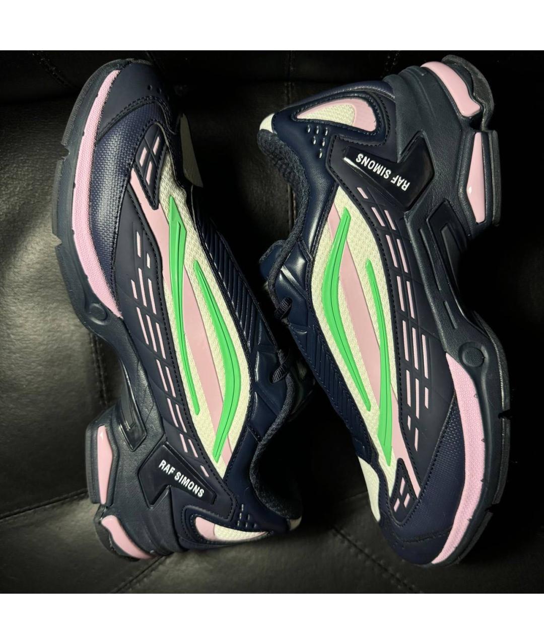 RAF SIMONS Мульти текстильные низкие кроссовки / кеды, фото 5