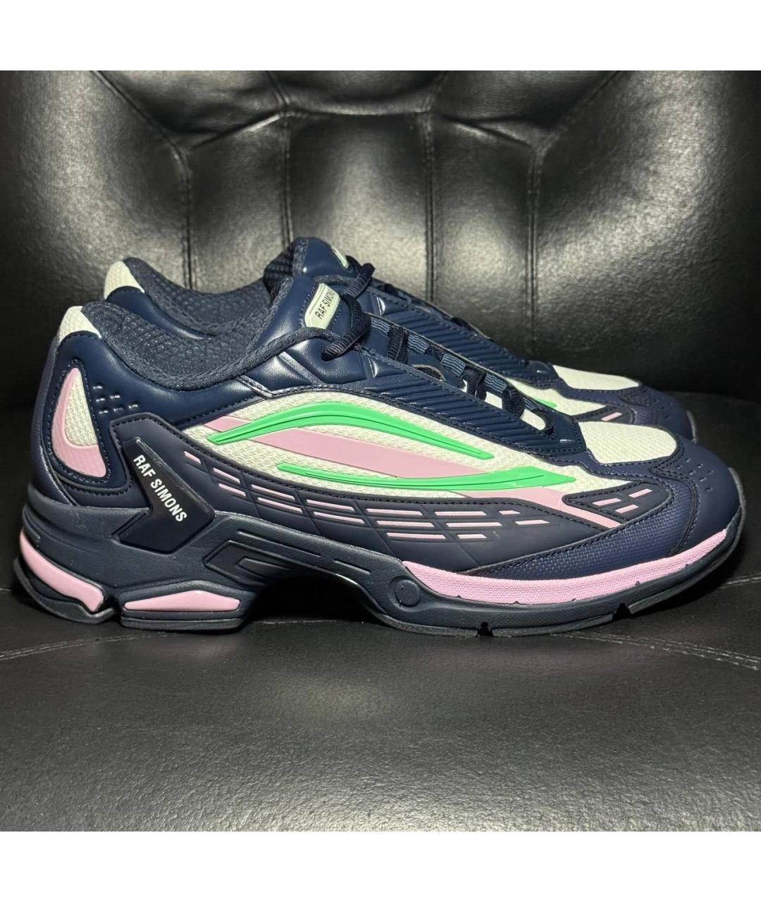 RAF SIMONS Мульти текстильные низкие кроссовки / кеды, фото 9