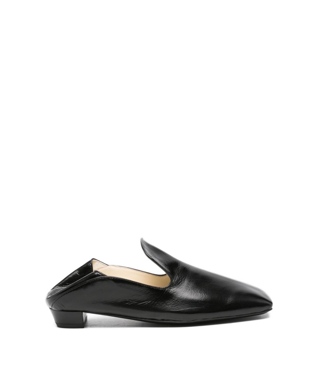 PHOEBE PHILO Черные кожаные лоферы, фото 5