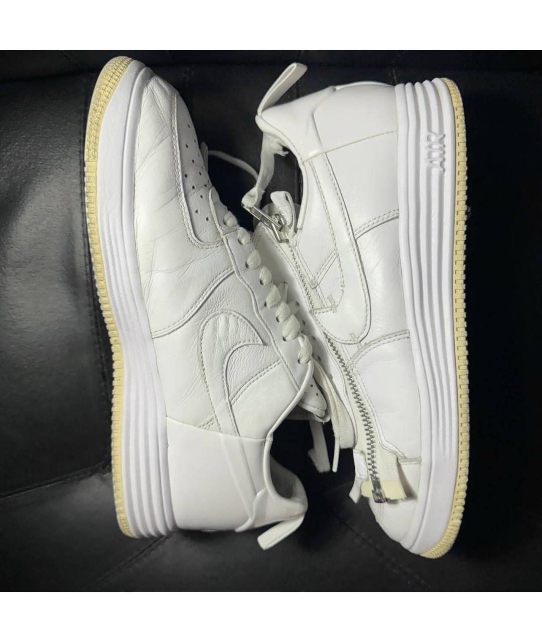 ACRONYM® Белые кожаные низкие кроссовки / кеды, фото 4