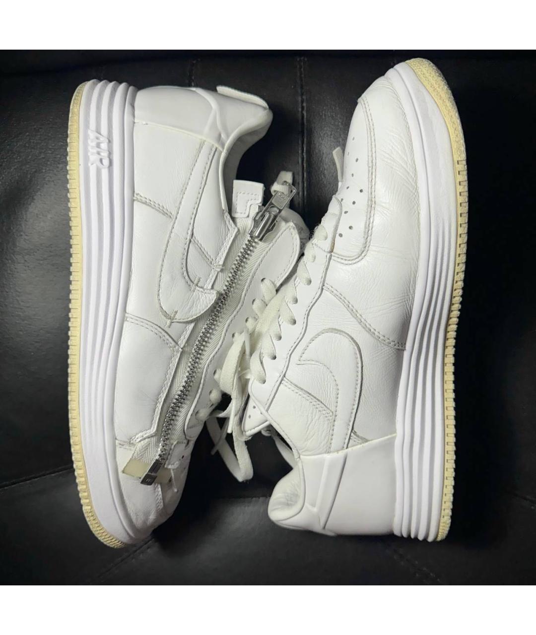 ACRONYM® Белые кожаные низкие кроссовки / кеды, фото 3