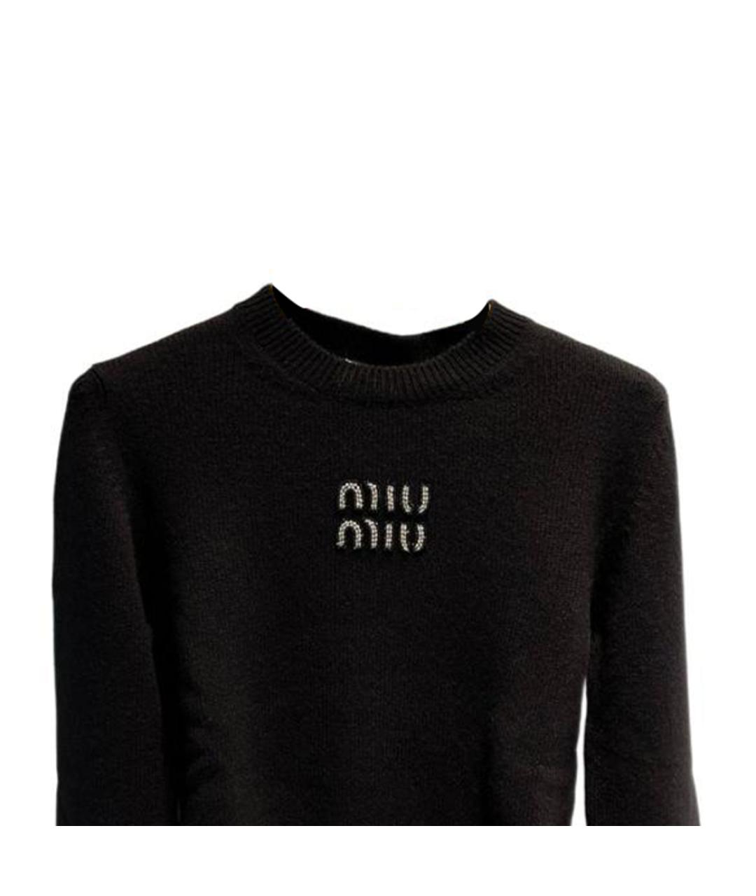 MIU MIU Черный джемпер / свитер, фото 4