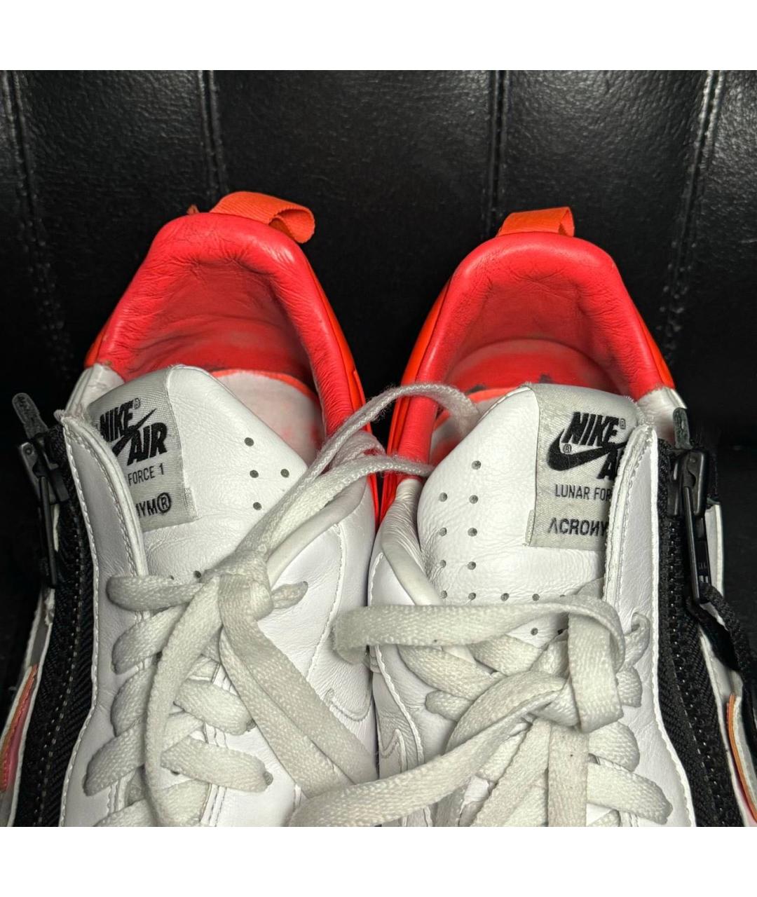 ACRONYM® Белые кожаные низкие кроссовки / кеды, фото 8