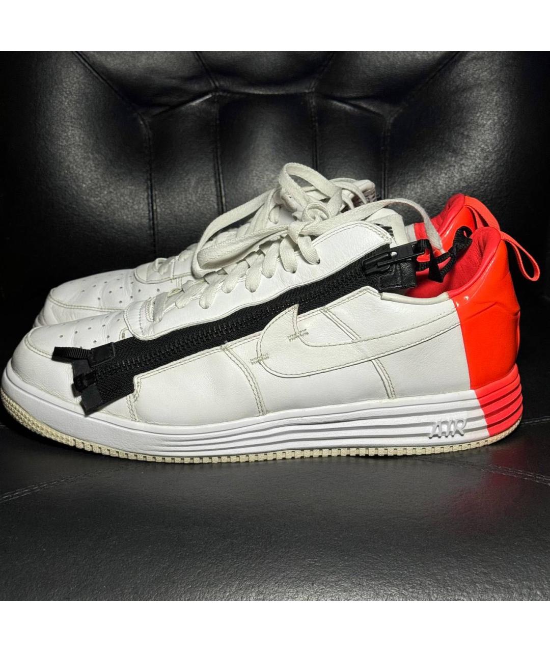 ACRONYM® Белые кожаные низкие кроссовки / кеды, фото 3