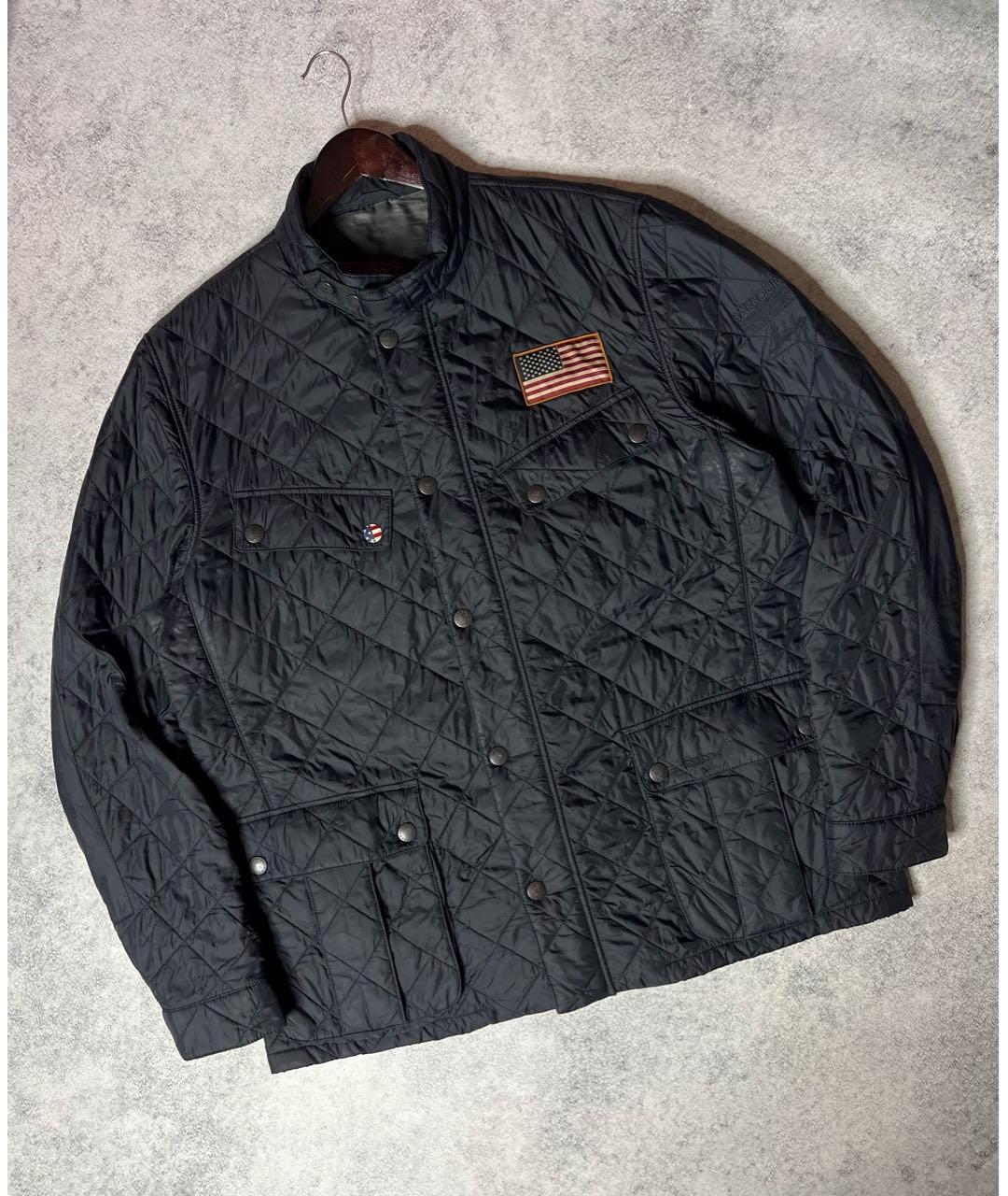 BARBOUR Черная полиэстеровая куртка, фото 9