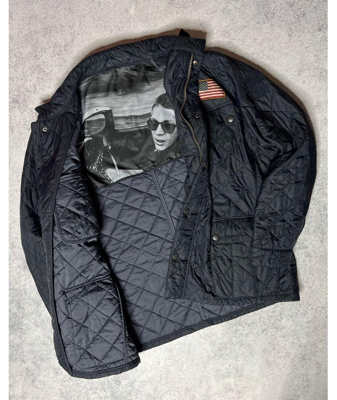 BARBOUR Черная полиэстеровая куртка, фото 2