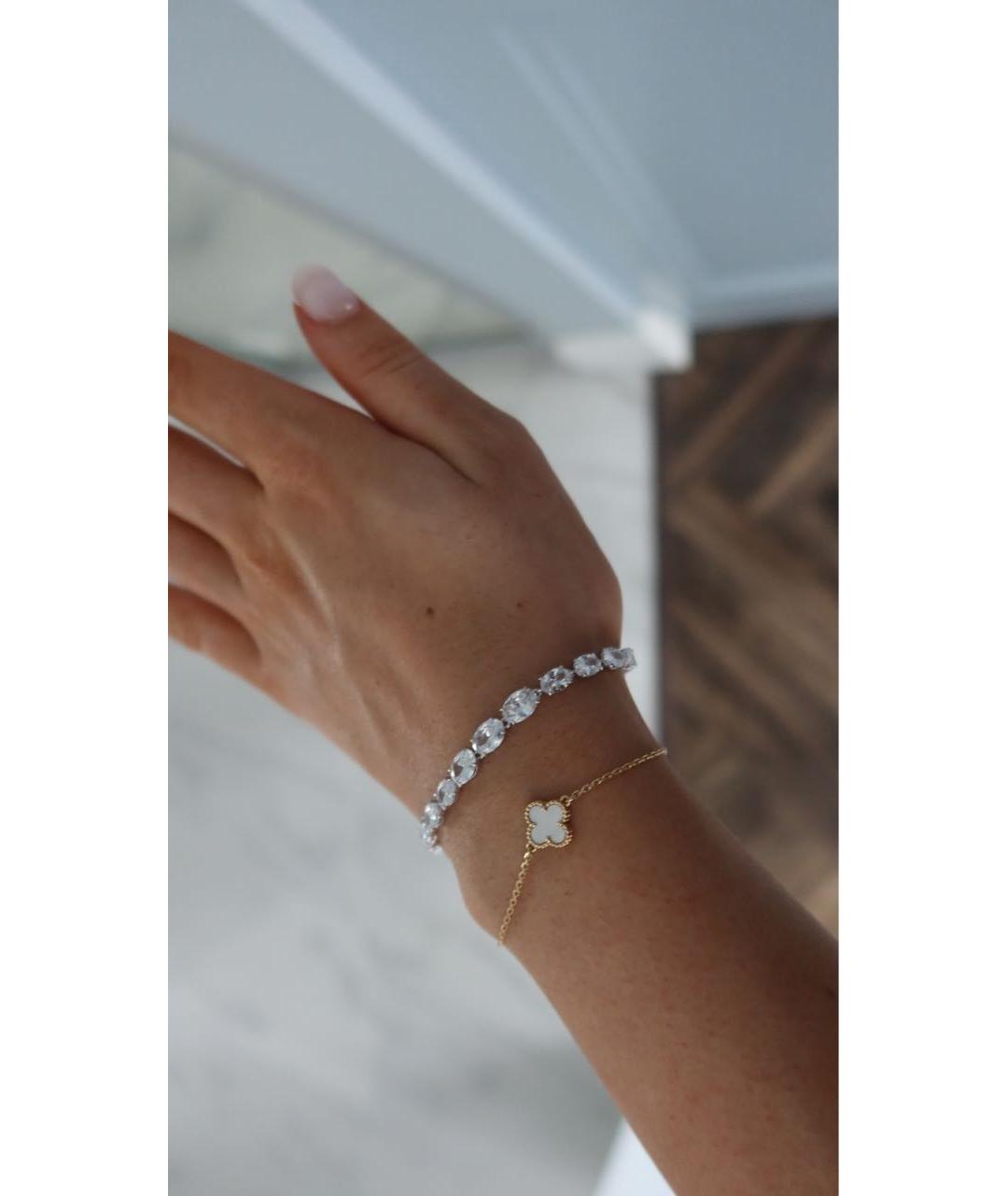 VAN CLEEF & ARPELS Белый браслет из желтого золота, фото 4