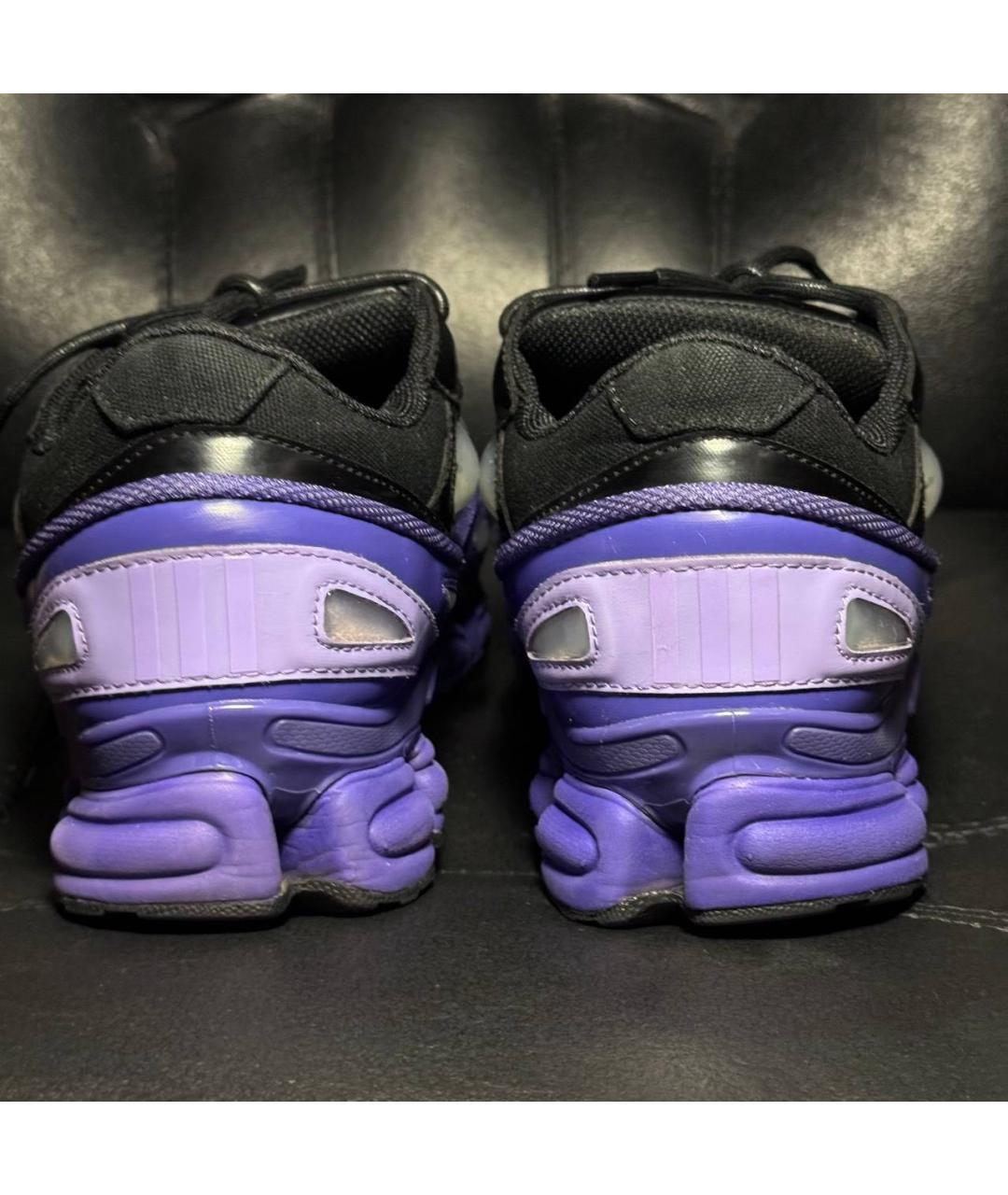 ADIDAS X RAF SIMONS Фиолетовые текстильные низкие кроссовки / кеды, фото 2