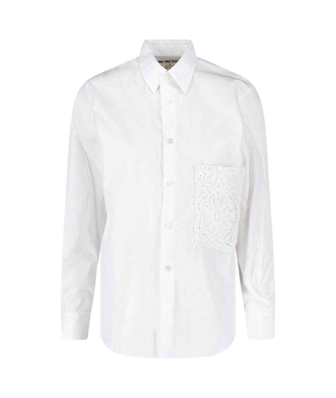 COMME DES GARÇONS Белая хлопковая рубашка, фото 1