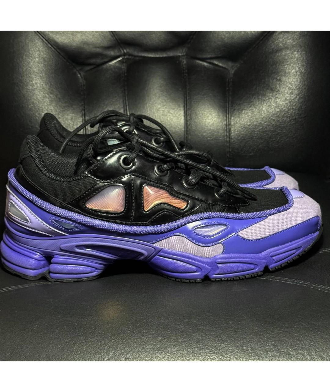 ADIDAS X RAF SIMONS Фиолетовые текстильные низкие кроссовки / кеды, фото 9