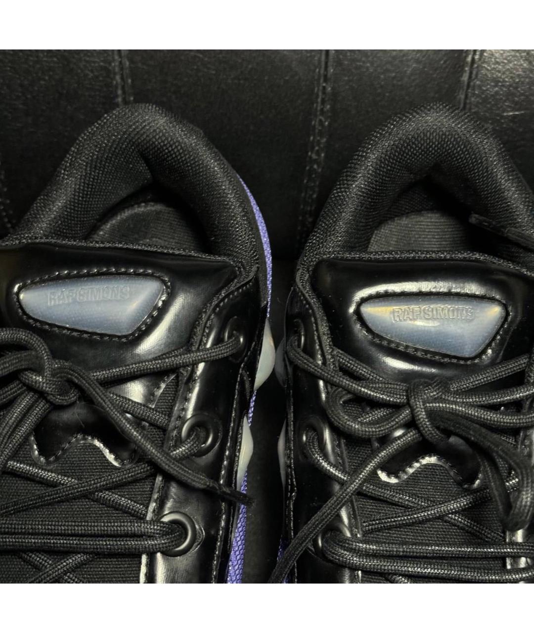 ADIDAS X RAF SIMONS Фиолетовые текстильные низкие кроссовки / кеды, фото 8