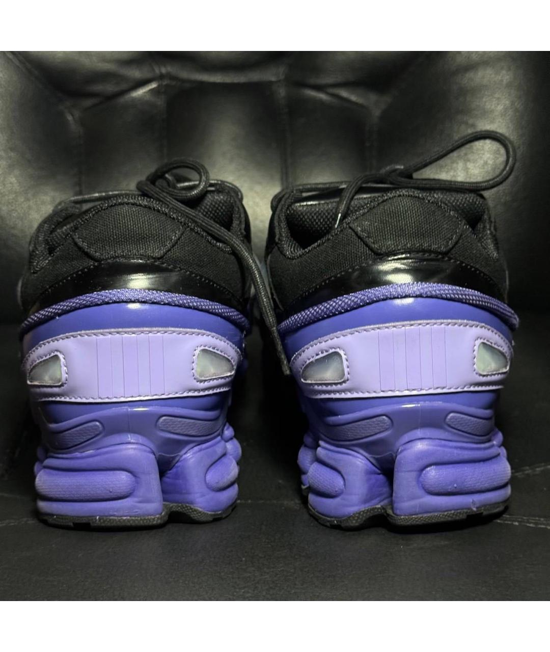 ADIDAS X RAF SIMONS Фиолетовые текстильные низкие кроссовки / кеды, фото 2