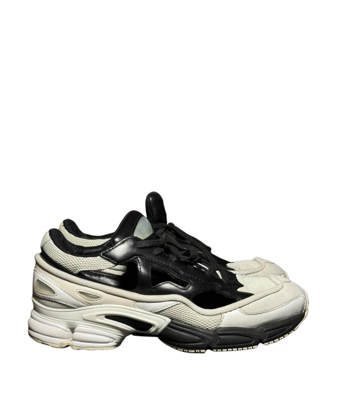 ADIDAS X RAF SIMONS Белые текстильные низкие кроссовки / кеды, фото 1