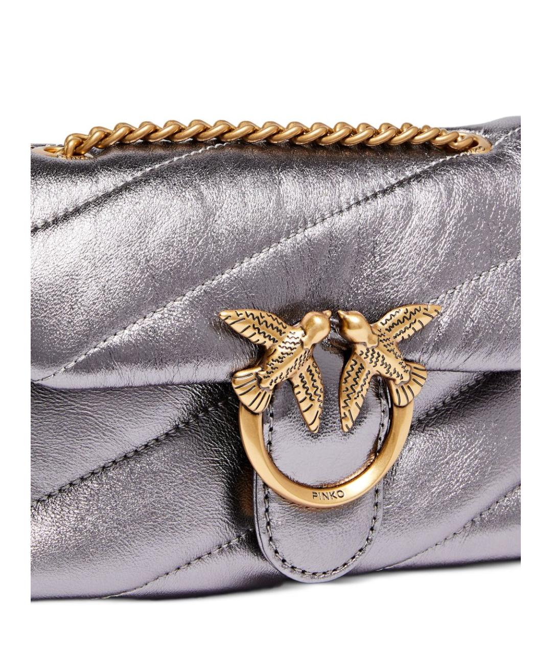PINKO Антрацитовая сумка через плечо, фото 3