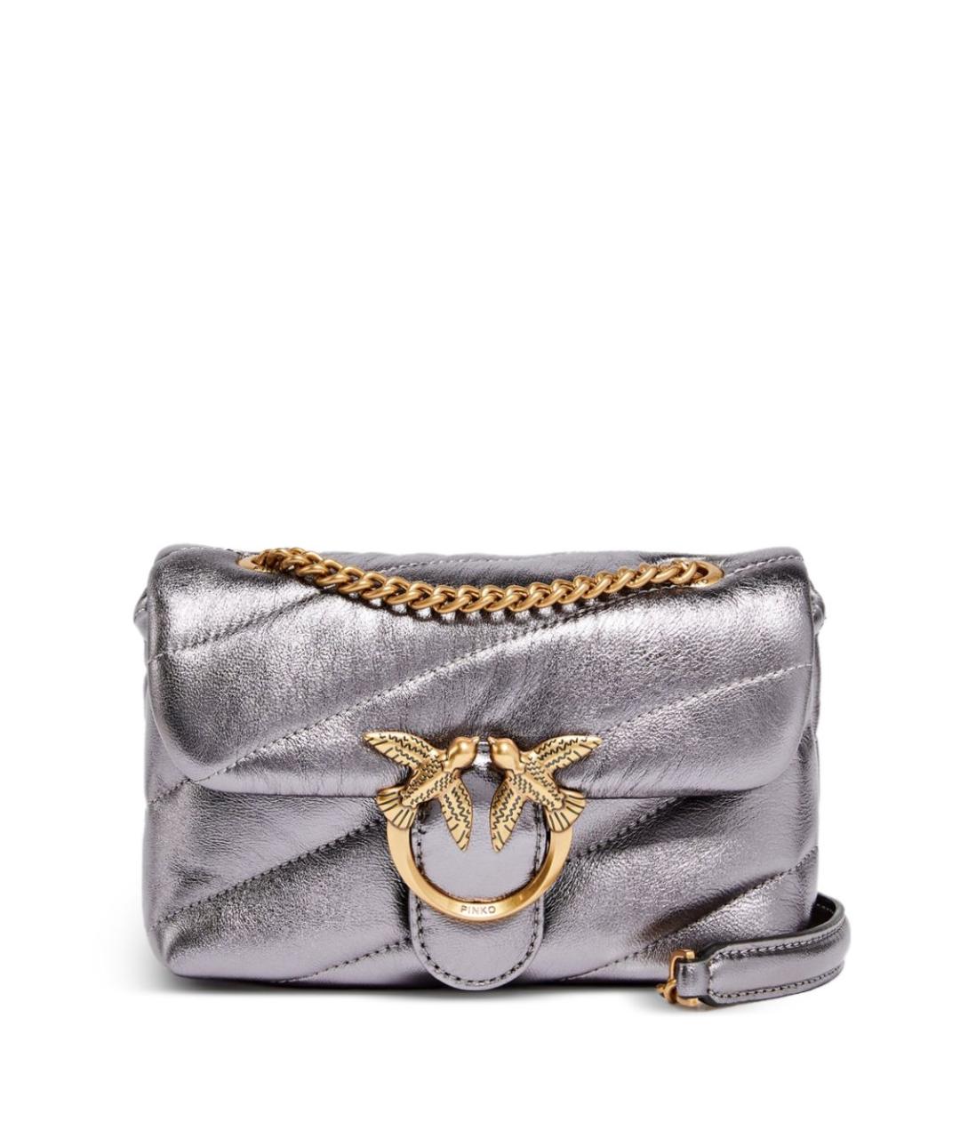 PINKO Антрацитовая сумка через плечо, фото 1