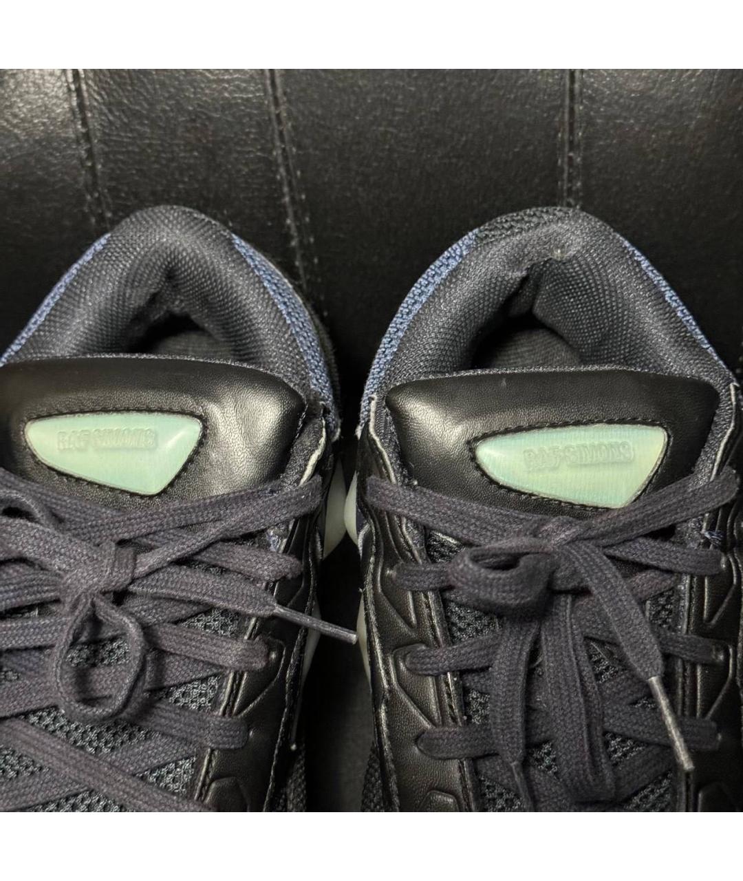 RAF SIMONS Синие текстильные низкие кроссовки / кеды, фото 6