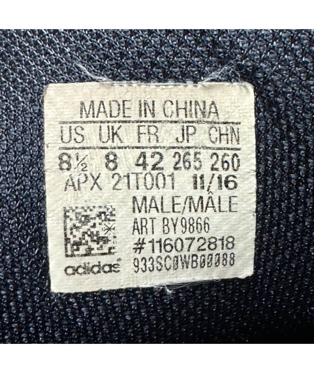 RAF SIMONS Синие текстильные низкие кроссовки / кеды, фото 7