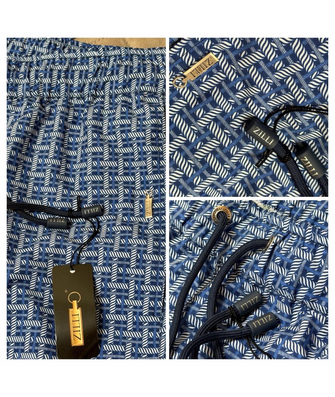 ZILLI Синие шорты, фото 7