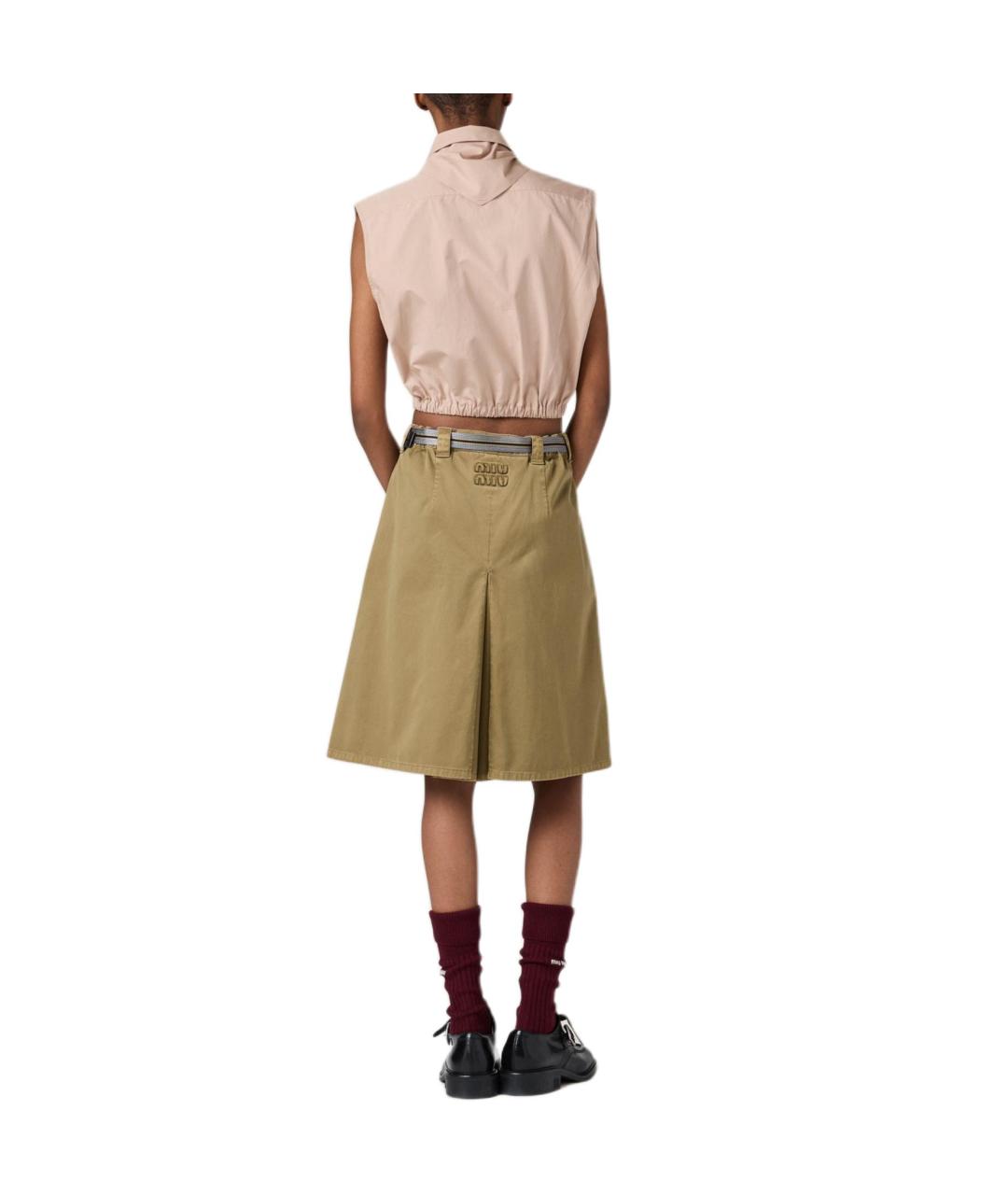 MIU MIU Розовая футболка, фото 3