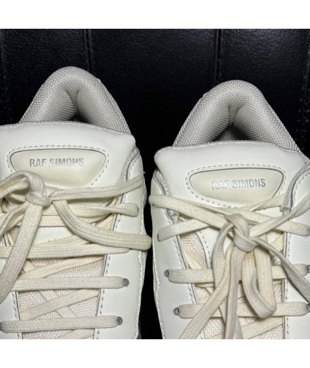 ADIDAS X RAF SIMONS Белые текстильные кроссовки, фото 8