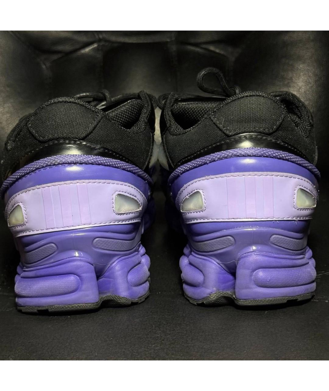 ADIDAS X RAF SIMONS Фиолетовые текстильные низкие кроссовки / кеды, фото 2