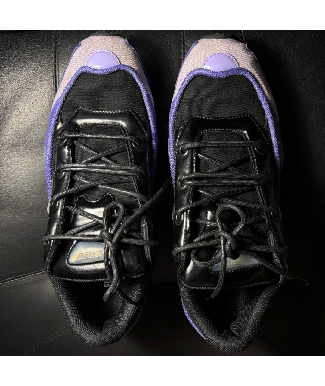 ADIDAS X RAF SIMONS Фиолетовые текстильные низкие кроссовки / кеды, фото 7