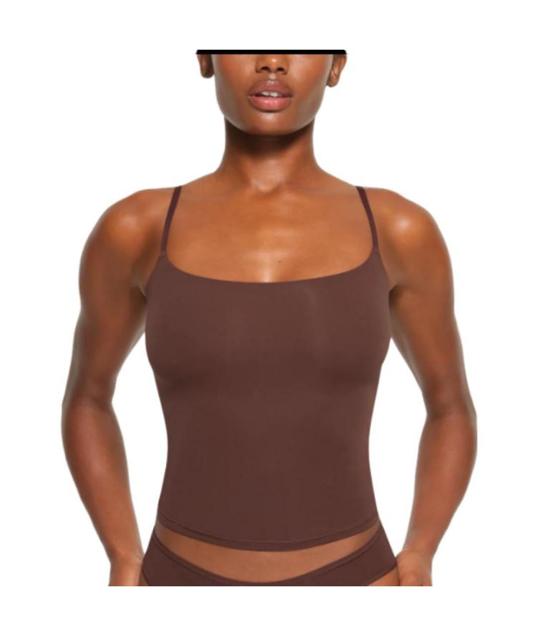 SKIMS Коричневая майка, фото 2