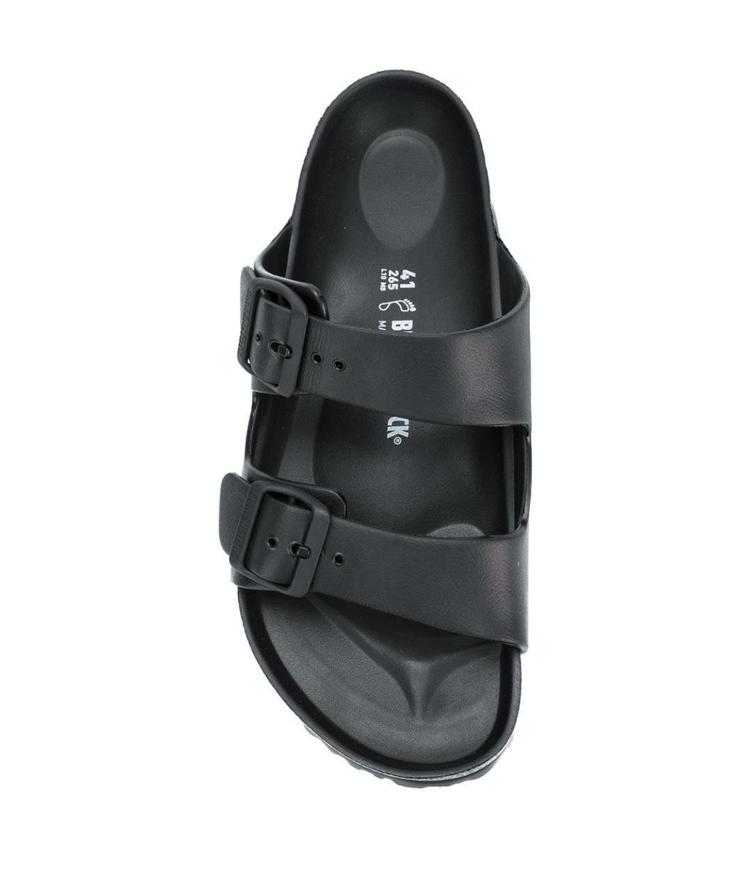 BIRKENSTOCK Черные кожаные сандалии, фото 4