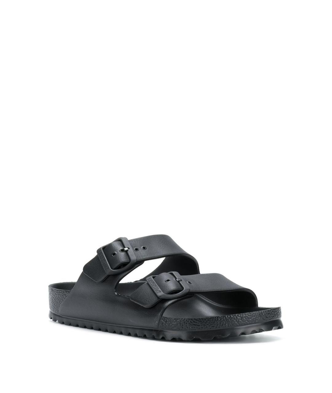 BIRKENSTOCK Черные кожаные сандалии, фото 2