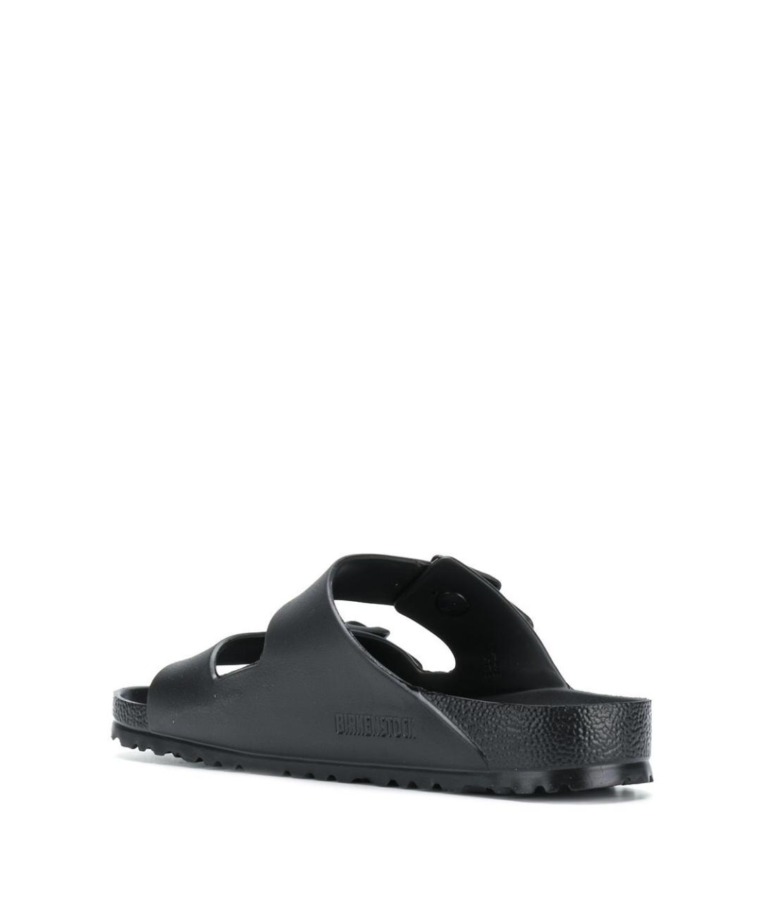 BIRKENSTOCK Черные кожаные сандалии, фото 3