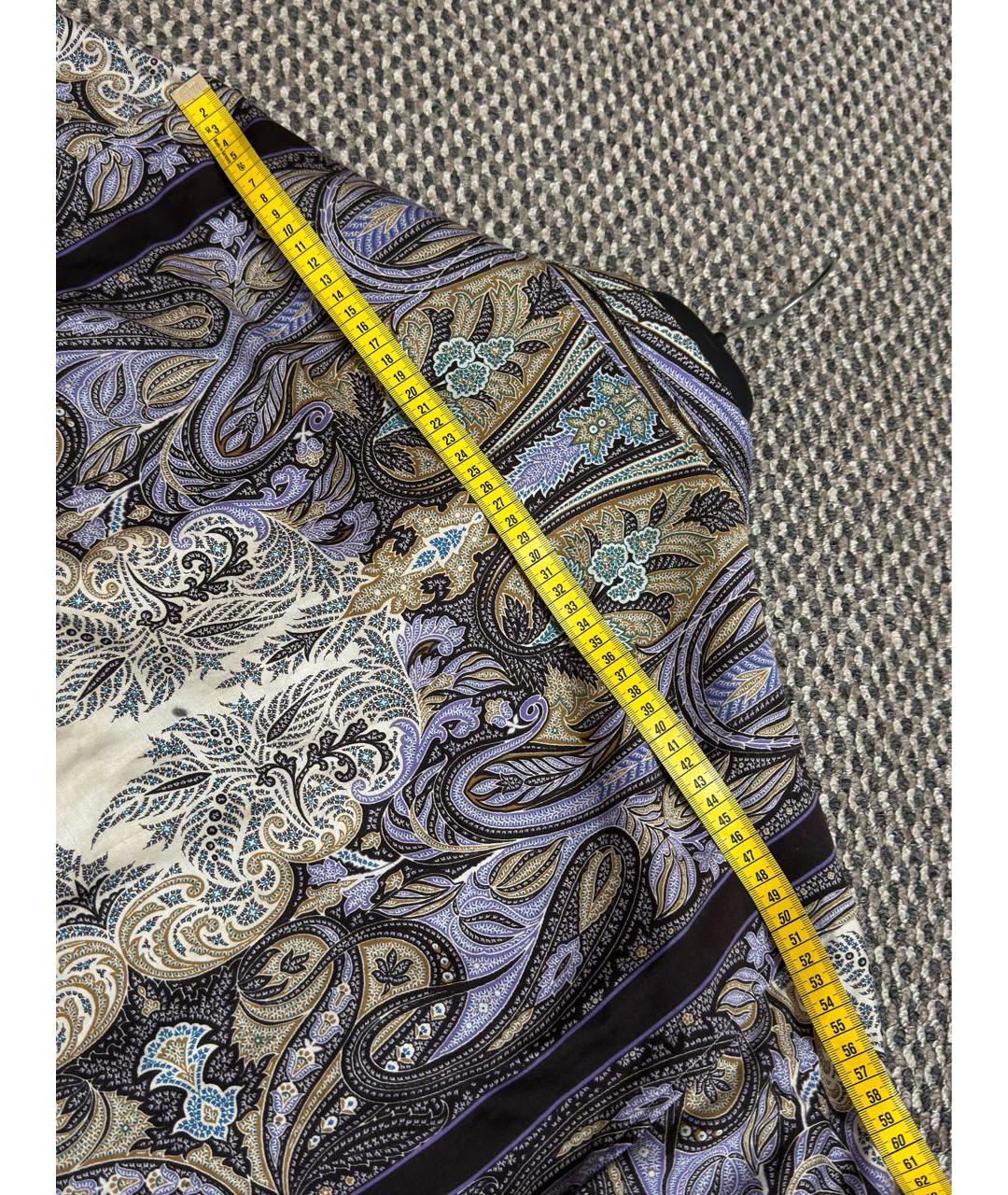 ETRO Фиолетовая хлопковая кэжуал рубашка, фото 7