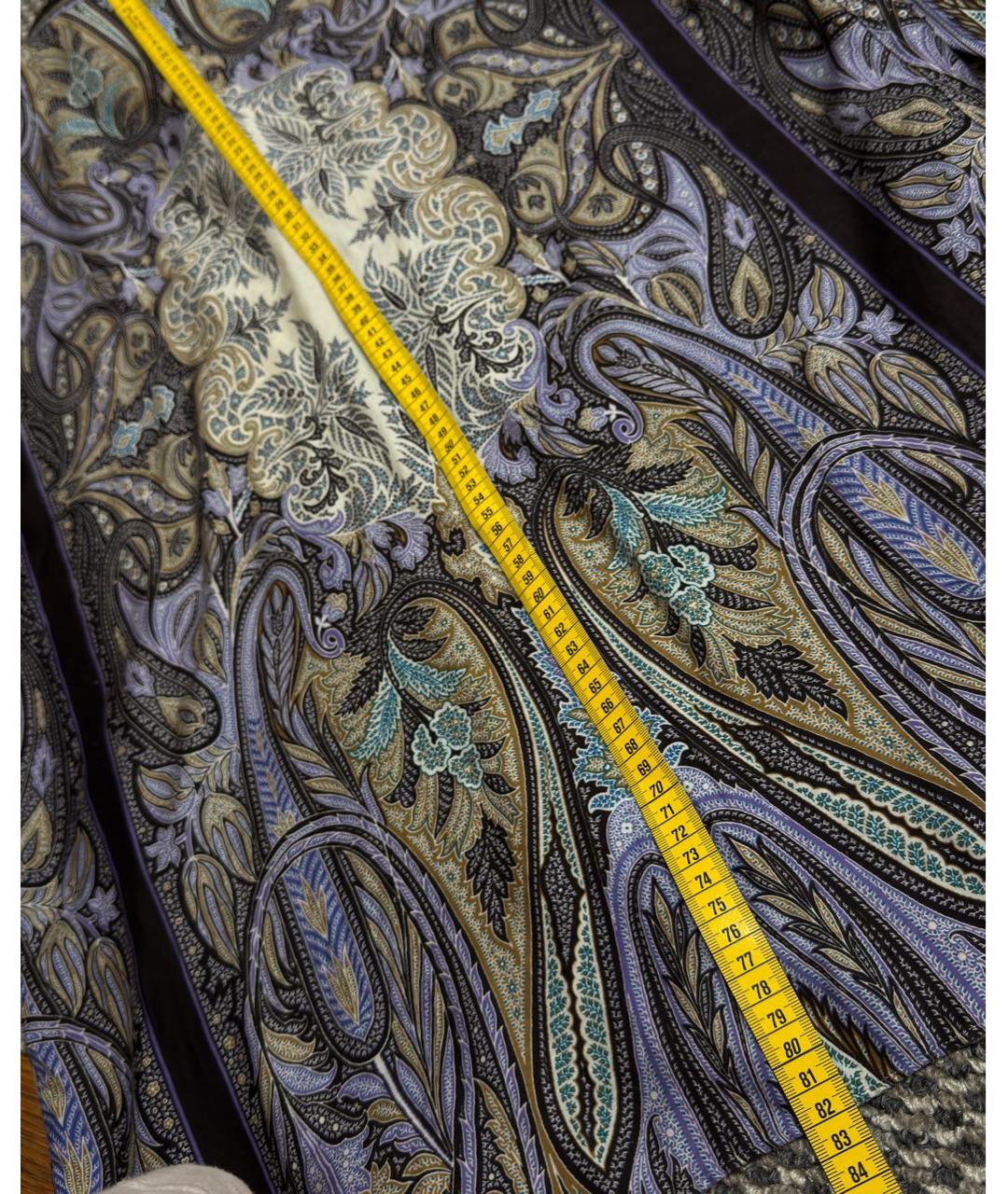 ETRO Фиолетовая хлопковая кэжуал рубашка, фото 8